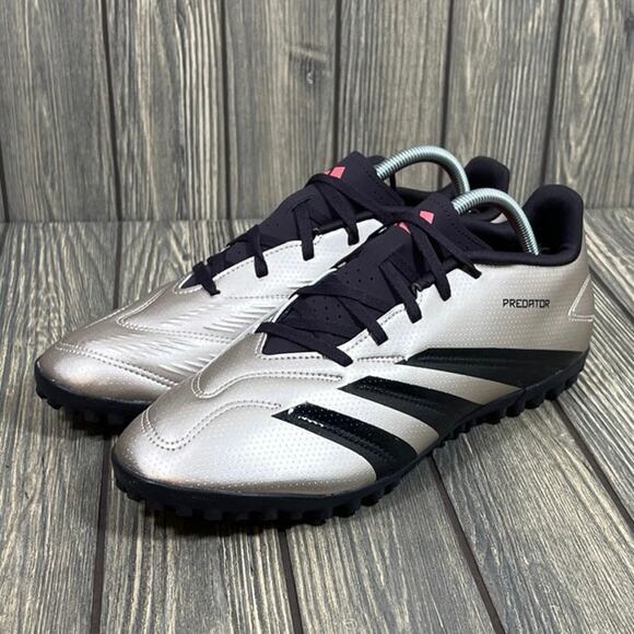 adidas Predator Club TF Soccer Futbol Cleats Boots Turf Metallic M11 W12 IF6398 - Picture 3 of 9